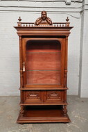 Vitrine (Display cabinet) Renaissance France Walnut (Solid) 1890