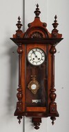 Wall clock Renaissance Belgium Mahogany 1870