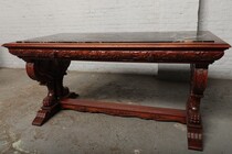 Renaissance Writing table + armchair