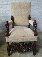 Renaissance/Gothic Armchairs (pair)