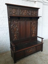 Renaissance/Gothic Hall Bench