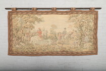 Belgian Tapestry Rococo Belgium Wool 1920