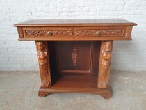 Console  Rococo Italy Walnut 1960