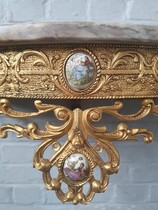 Rococo Console + mirror