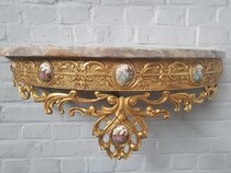 Rococo Console + mirror