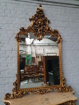 Rococo Console + mirror
