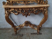 Rococo Console + mirror