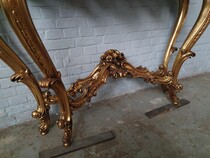 Rococo Console + mirror