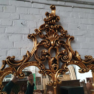 Rococo Console + mirror