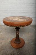 Sidetable Rococo (Empire) Belgium Oak/Onyx 1950