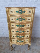 Chest of Drawers (tall) Rococo (Florentine) Italy Wood 1970