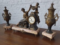 Rococo (Louis XV) Clock set