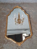 Rococo (Louis XV) Mirror with sconces