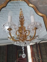 Rococo (Louis XV) Mirror with sconces