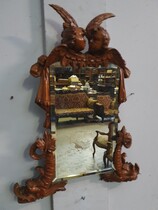 Mirror Rococo Italy Walnut 1890