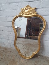 Mirror Rococo Italy Wood 1960