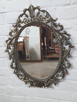 Mirror Rococo Italy Bronze 1960