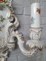 Rococo Mirror + sconces