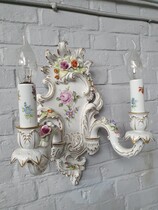 Rococo Mirror + sconces