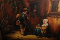 Rococo Painting ' Resting farmers'