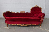 Sofa  Rococo Italy Walnut 1950