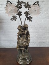 Table lamp Rococo Italy Metal 1950