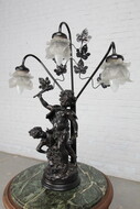 Table lamp Rococo Italy Metal 1950