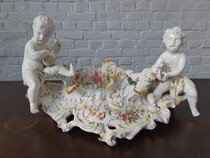 Tray Rococo Germany Porcelain 1950