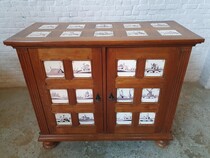 Cabinet (Tiled dates 1880) Rustique Holland Oak 1940