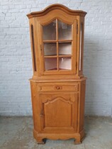 Corner cabinet Rustique France Oak 1920