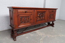 Sideboard Spanish Renaissance France Oak 1920