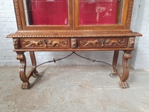 Spanish Renaissance Vitrine (Display Cabinet)