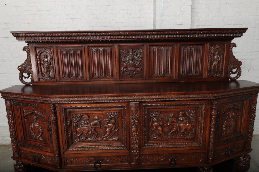 Teniers style Sideboard