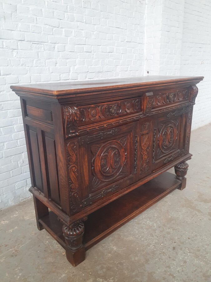 Tudor style Sideboard (small)