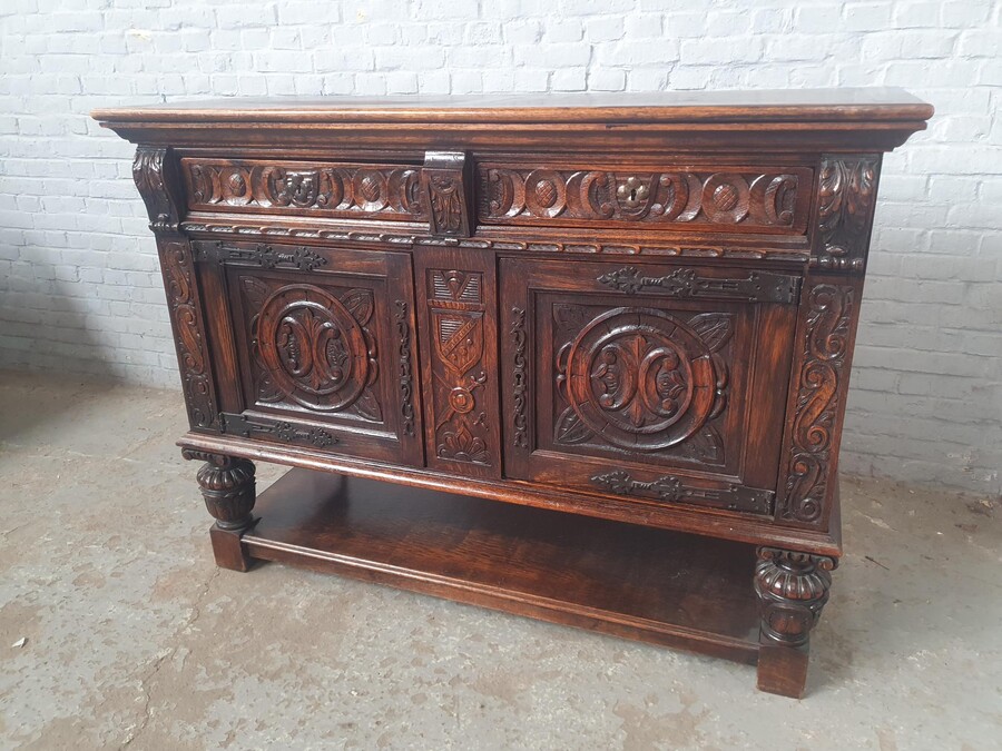 Tudor style Sideboard (small)