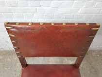 Tudor style Table +  6 chairs