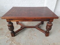 Tudor style Table +  6 chairs