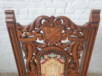 Tudor style Table +  6 chairs
