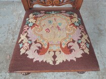 Tudor style Table +  6 chairs