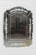 Mirror Venecian Italy Glass 1930
