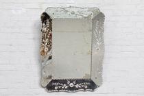 Mirror Venetian Italy glass 1930